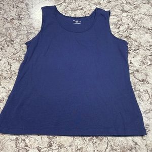 Navy blue tank top